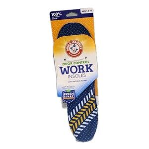 Arm & Hammer Memory Foam Work Insoles, Men's Sizes 8-13